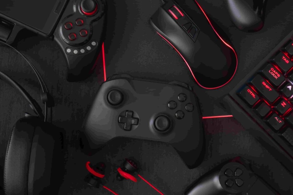 Acessórios de games.