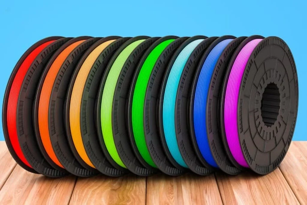 Tipos de filamentos para impressoras 3D.